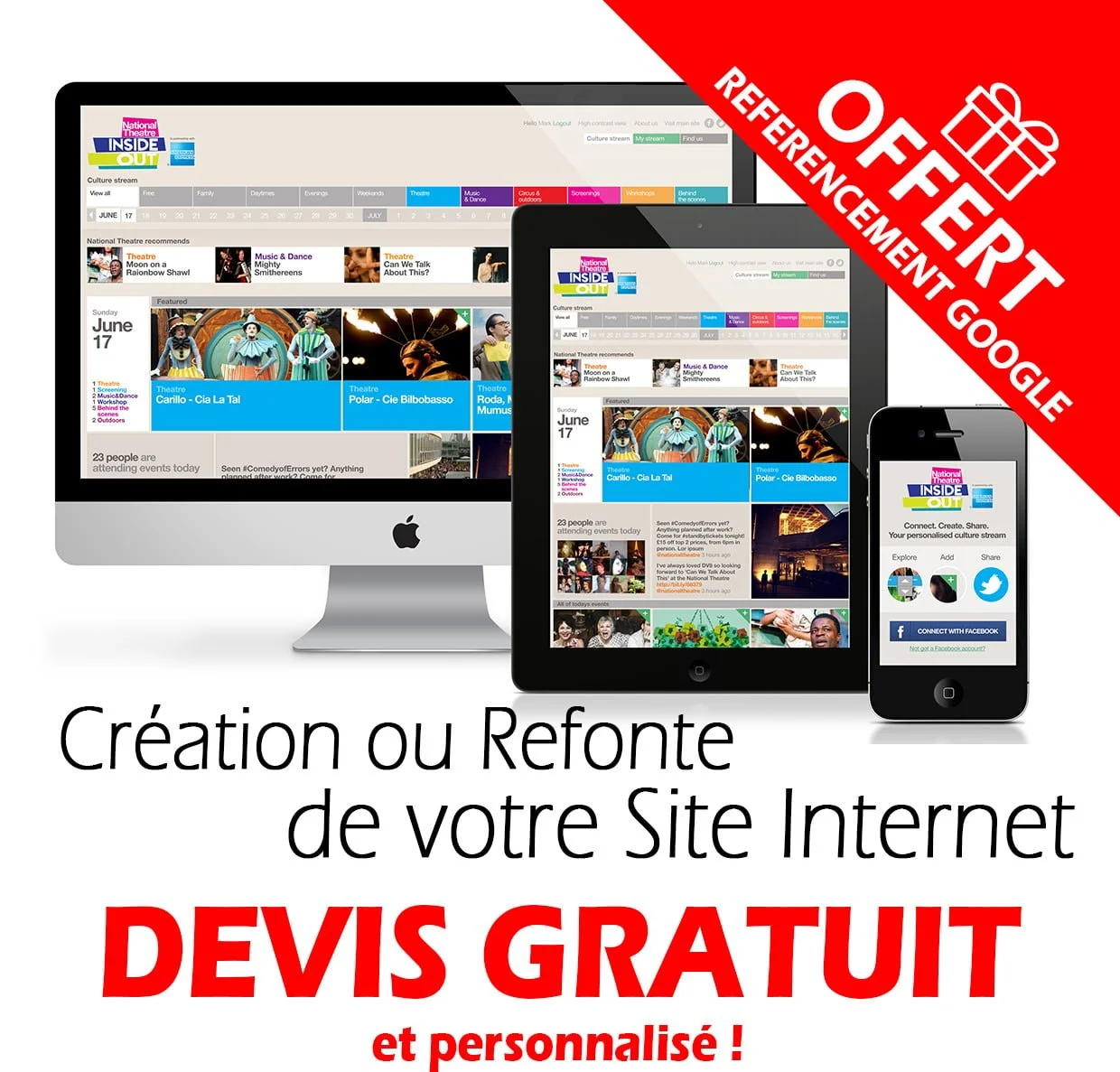 création site internet Gémenos 13420 boutique en ligne référencement Google devis gratuit